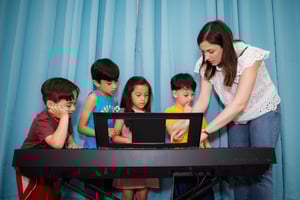 Kids with Keyboard #8